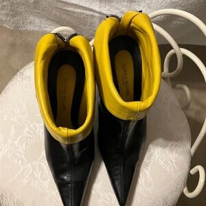 Karen Millen Ankle Boots With Fold Down Top Size 9